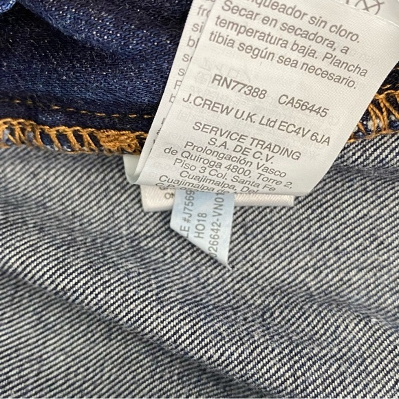 J. Crew Mercantile Dark Wash Slim Jeans - Picture 9 of 9